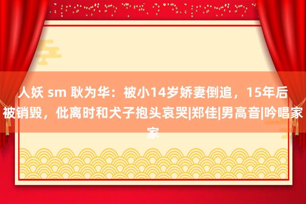 人妖 sm 耿为华：被小14岁娇妻倒追，15年后被销毁，仳离时和犬子抱头哀哭|郑佳|男高音|吟唱家